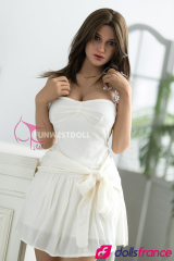 Poup&eacute;e d'amour en silicone Skylar au gros p&eacute;tard 157cm G-cup FunWestDoll
