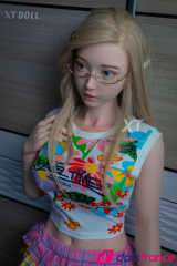 Lin real doll en silicone blonde intello et nympho 157cm XTDoll
