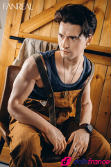 Henry poup&eacute;e sexuelle en silicone homme fermier pervers 173cm FanReal