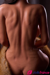 Sex doll en silicone Hailey la star aux yeux bleus 159cm bonnet D Real Lady