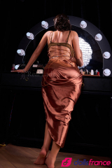 Sex doll en silicone Hailey la star aux yeux bleus 159cm bonnet D Real Lady