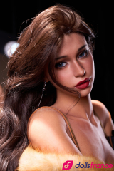 Sex doll en silicone Hailey la star aux yeux bleus 159cm bonnet D Real Lady