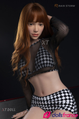 Poup&eacute;e d'amour en silicone Cynthia la rousse farouche 164cm C-cup XTDoll