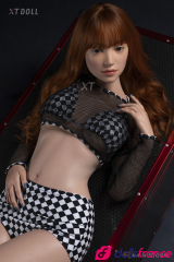 Poup&eacute;e d'amour en silicone Cynthia la rousse farouche 164cm C-cup XTDoll