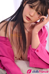 Yuna poup&eacute;e sexuelle en silicone romantique aux t&eacute;t&eacute;s roses ROS MAX 153cm Oriental Series IronTech