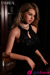 Poup&eacute;e r&eacute;elle en silicone Maria la belle blonde classe 170cm bonnet G FanReal Uniseries