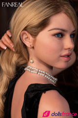 Poup&eacute;e r&eacute;elle en silicone Maria la belle blonde classe 170cm bonnet G FanReal Uniseries