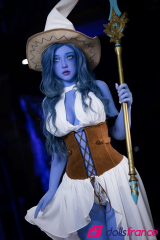 Trisha sublime cr&eacute;ature sexdoll &agrave; la peau bleue en stock EU 160cm AiBei