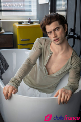 Carter sexdoll en silicone masculine beau gosse &agrave; grosse bite ROS 173cm FanReal