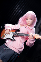 Petite poup&eacute;e d'amour en silicone guitariste sodomisable Nika EN STOCK EU 152cm D-cup FunWestDoll