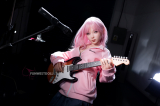 Petite poup&eacute;e d'amour en silicone guitariste sodomisable Nika EN STOCK EU 152cm D-cup FunWestDoll