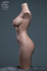 Zoe Ellis.A sexdoll r&eacute;elle torso en silicone EN STOCK T114cm F-cup SEDoll