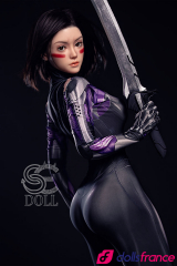 Lita.A la poup&eacute;e sexuelle en silicone ninja &agrave; gros seins 161cm Bonnet E SEdoll