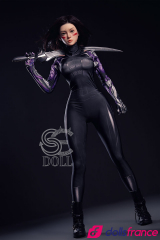 Lita.A la poup&eacute;e sexuelle en silicone ninja &agrave; gros seins 161cm Bonnet E SEdoll
