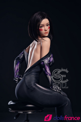 Lita.A la poup&eacute;e sexuelle en silicone ninja &agrave; gros seins 161cm Bonnet E SEdoll