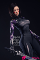 Lita.A la poup&eacute;e sexuelle en silicone ninja &agrave; gros seins 161cm Bonnet E SEdoll