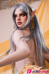 Sexdoll r&eacute;aliste en silicone elfe nymphoname Evadora T167cm Bonnet E SEdoll
