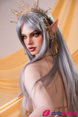 Sexdoll r&eacute;aliste en silicone elfe nymphoname Evadora T167cm Bonnet E SEdoll