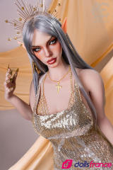 Sexdoll r&eacute;aliste en silicone elfe nymphoname Evadora T167cm Bonnet E SEdoll