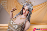 Sexdoll r&eacute;aliste en silicone elfe nymphoname Evadora T167cm Bonnet E SEdoll