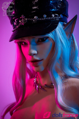 Evadora poup&eacute;e d'amour en silicone elfe sado-maso T165cm Bonnet C SEdoll