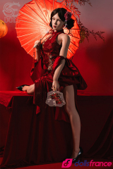 Lumi sex doll en silicone chinoise traditionnelle qui aime la sodomie T165cm Bonnet C SEdoll