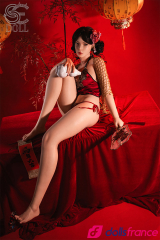Lumi sex doll en silicone chinoise traditionnelle qui aime la sodomie T165cm Bonnet C SEdoll