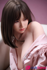 Sex doll en silicone Viki la charmante asiate &agrave; gros cul ROS MAX 150cm bonnet E Real Lady