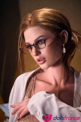 Bianca la sexdoll taille r&eacute;elle biblioth&eacute;caire sexy ROS MAX 168cm bonnet G Real Lady
