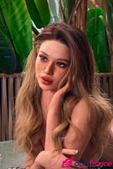 Sienna sexdoll ultra r&eacute;aliste en silicone p&eacute;tasse blonde 170cm bonnet C Real Lady