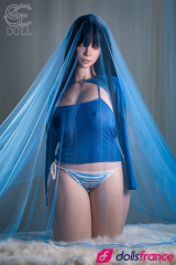 Torse en silicone sexuel Jenny la belle brunette endormie &agrave; gros seins 111cm Bonnet G SEdoll