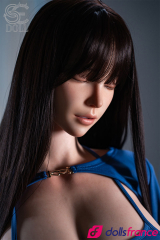 Torse en silicone sexuel Jenny la belle brunette endormie &agrave; gros seins 111cm Bonnet G SEdoll