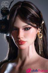 Love doll buste r&eacute;aliste en silicone &agrave; gros seins Aria Knox la duchesse 111cm Bonnet G SEdoll