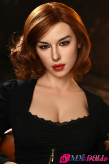 Meng Bei real doll en silicone pr&eacute;sentatrice t&eacute;l&eacute; rousse 164cm Bonnet D (Standard Series 164C) MMX