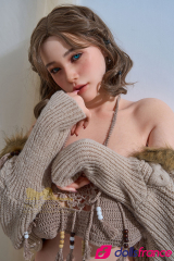 Lexi love doll taille r&eacute;elle en silicone soumise aux yeux bleus 160cm IronTech