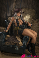 Celine sex doll grande taille en silicone cowgirl rondelette ROS MAX 164cm IronTech