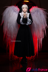 Giselle sex doll en silicone bonne soeur exorciste perverse 159cm A-cup FunWestDoll