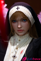 Bella love doll r&eacute;aliste en silicone ange mal&eacute;fique lesbienne 159cm bonnet A FunWest Doll