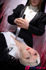 Bella love doll r&eacute;aliste en silicone ange mal&eacute;fique lesbienne 159cm bonnet A FunWest Doll