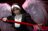 Bella love doll r&eacute;aliste en silicone ange mal&eacute;fique lesbienne 159cm bonnet A FunWest Doll