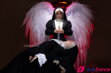Bella love doll r&eacute;aliste en silicone ange mal&eacute;fique lesbienne 159cm bonnet A FunWest Doll