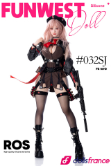 Lucy real doll taille r&eacute;elle en silicone commando &agrave; gros seins et gros cul 157cm G-cup FunWestDoll
