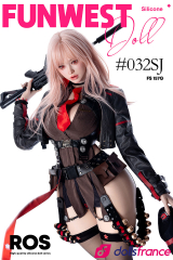 Lucy real doll taille r&eacute;elle en silicone commando &agrave; gros seins et gros cul 157cm G-cup FunWestDoll
