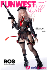 Lucy real doll taille r&eacute;elle en silicone commando &agrave; gros seins et gros cul 157cm G-cup FunWestDoll