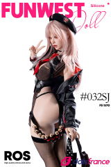 Lucy real doll taille r&eacute;elle en silicone commando &agrave; gros seins et gros cul 157cm G-cup FunWestDoll