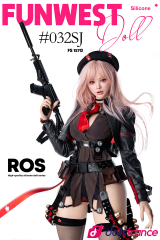 Lucy real doll taille r&eacute;elle en silicone commando &agrave; gros seins et gros cul 157cm G-cup FunWestDoll