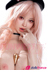 Lucy real doll taille r&eacute;elle en silicone commando &agrave; gros seins et gros cul 157cm G-cup FunWestDoll
