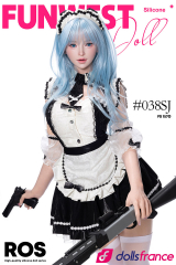 Poup&eacute;e sexuelle en silicone Alice femme de m&eacute;nage agent secret 157cm G-cup FunWestDoll