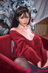 Love doll en silicone Emilia l'asiatique aux gros seins et vagin rose 159cm bonnet D Real Lady