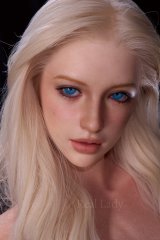 Real doll en silicone &agrave; grosse poitrine Lena l'elfe blonde amoureuse ROS MAX 159cm bonnet D Real Lady